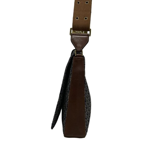 Auth DIOR/ChristianDior Street Chic, Trotter - Navy Cream Dark Brown Jacquard - Picture 4 of 16